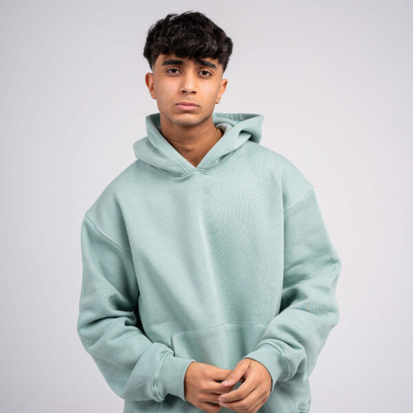 Plain Mint Green Oversized Hoodie