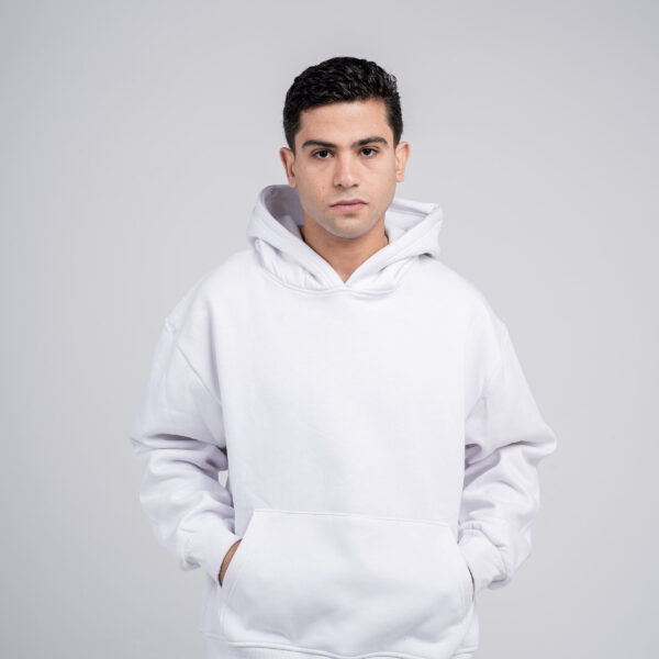 Plain White Oversized Hoodie