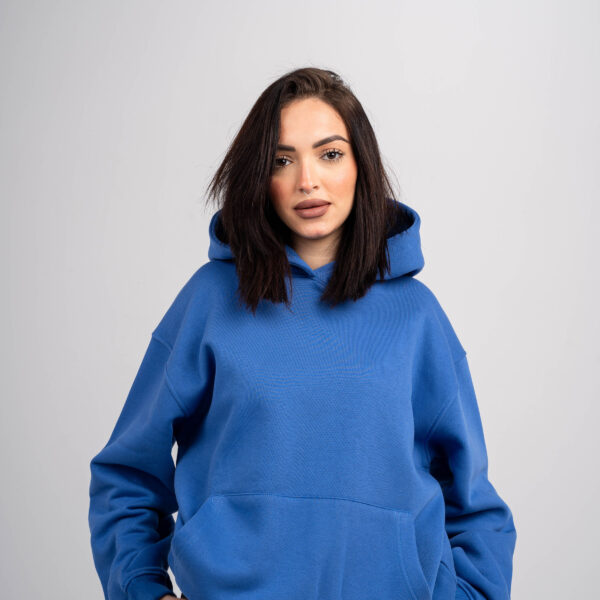 Plain Royal Blue Oversized Hoodie