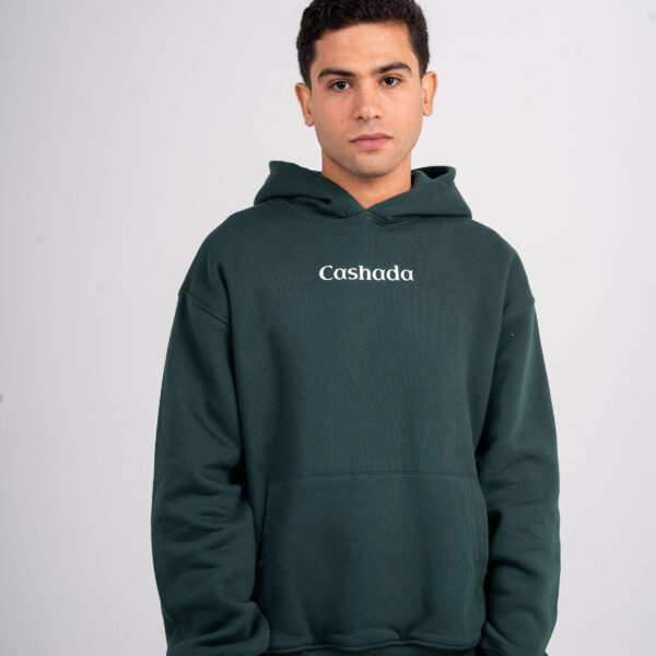 Pretty Girls Dark Green Oversized Hoodie