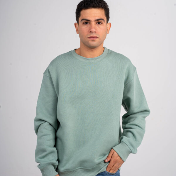 Plain Mint Green Oversized sweatshirt